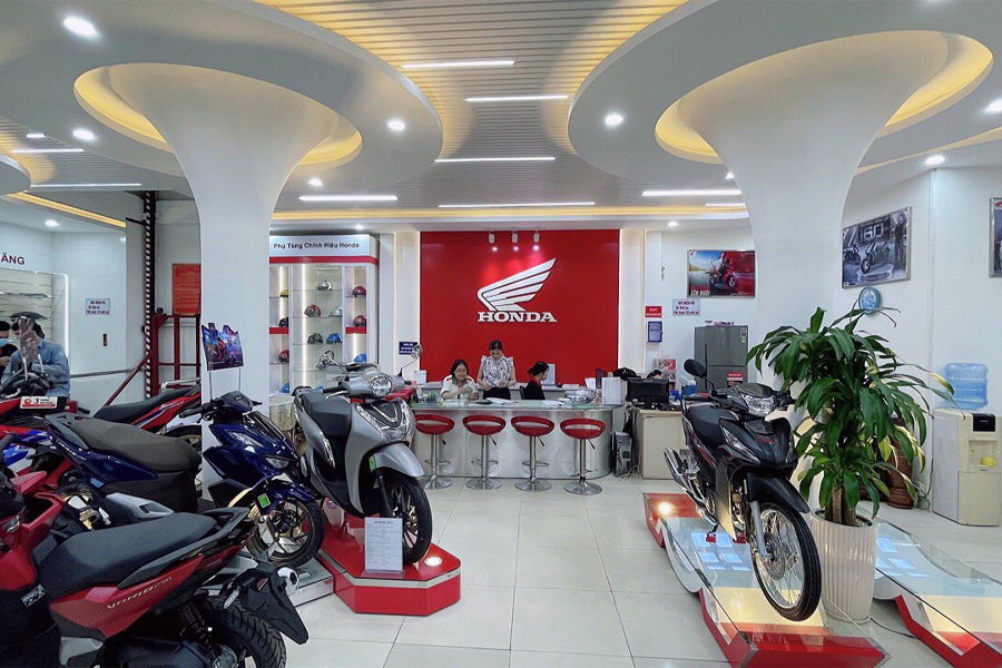 Đại lý xe máy hãng Honda tại Đồng Nai cửa hàng head Honda Biên Hòa